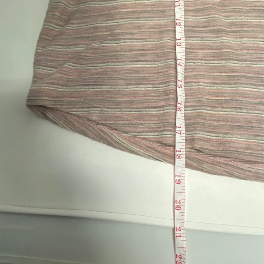 Smartwool Horizon Line Skirt Mineral Pink Striped Merino‎ Wool XL New With Tag